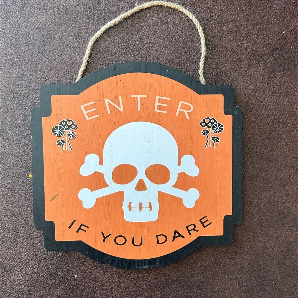Target Halloween Decor with Black and Orange Accents